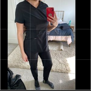Cherokee infinity scrubs FIGS similar black S